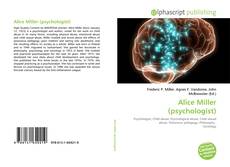 Bookcover of Alice Miller (psychologist)