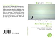 Обложка Henry Benson, Baron Benson