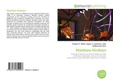 Bookcover of Matthew Hindson