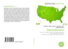 Capa do livro de Edward Burleson 