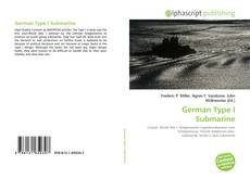 Capa do livro de German Type I Submarine 