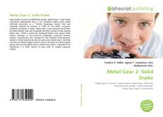 Bookcover of Metal Gear 2: Solid Snake