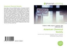 Bookcover of American Chemical Society