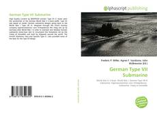Bookcover of German Type VII Submarine