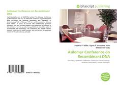 Borítókép a  Asilomar Conference on Recombinant DNA - hoz