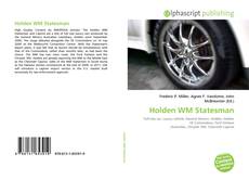 Buchcover von Holden WM Statesman