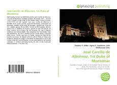 Buchcover von José Carrillo de Albornoz, 1st Duke of Montemar