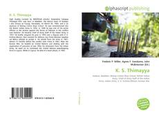Buchcover von K. S. Thimayya