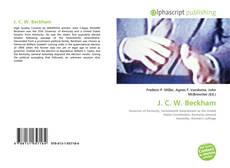 Bookcover of J. C. W. Beckham