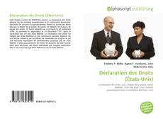 Capa do livro de Déclaration des Droits (États-Unis) 