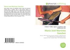Capa do livro de María José Martínez Sánchez 