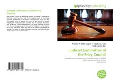 Borítókép a  Judicial Committee of the Privy Council - hoz