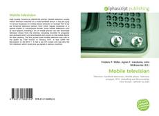 Borítókép a  Mobile television - hoz