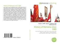 History of Romania since 1989的封面