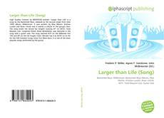 Larger than Life (Song)的封面
