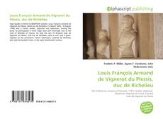 Louis François Armand de Vignerot du Plessis, duc de Richelieu的封面