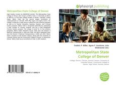 Metropolitan State College of Denver的封面