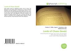 Lords of Chaos (book)的封面
