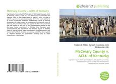 McCreary County v. ACLU of Kentucky的封面