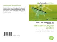Borítókép a  Dimensionless physical constant - hoz
