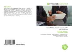 Bookcover of Elocution