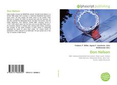 Don Nelson的封面