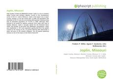 Portada del libro de Joplin, Missouri