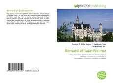 Bookcover of Bernard of Saxe-Weimar