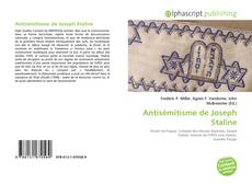 Antisémitisme de Joseph Staline kitap kapağı