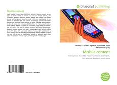 Borítókép a  Mobile content - hoz