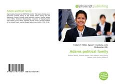 Adams political family kitap kapağı