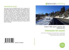 Portada del libro de Interstate 66 (west)