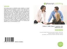 Portada del libro de MSISDN