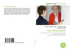 Capa do livro de First Party System 