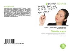 Capa do livro de Discrete space 