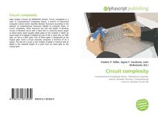 Capa do livro de Circuit complexity 