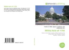 Bookcover of Militia Acts of 1792