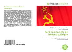 Portada del libro de Parti Communiste de l'Union Soviétique