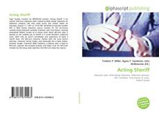 Bookcover of Acting Sheriff