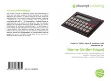 Borítókép a  Norme (Arithmétique) - hoz