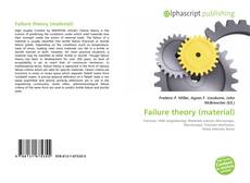 Capa do livro de Failure theory (material) 