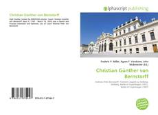 Capa do livro de Christian Günther von Bernstorff 