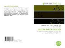 Bookcover of Mazda Hakaze Concept