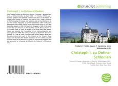 Borítókép a  Christoph I. zu Dohna-Schlodien - hoz