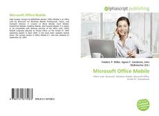 Borítókép a  Microsoft Office Mobile - hoz