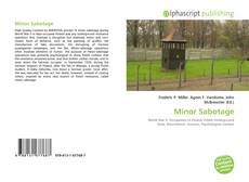 Minor Sabotage kitap kapağı