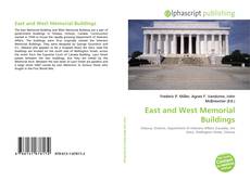 Bookcover of East and West Memorial Buildings