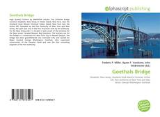Bookcover of Goethals Bridge