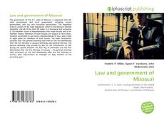 Borítókép a  Law and government of Missouri - hoz