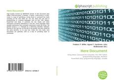 Borítókép a  Here Document - hoz